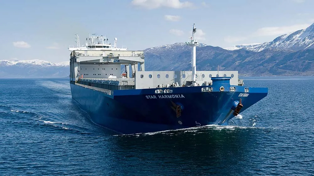 H-Class vessel, Star Harmonia at sea.