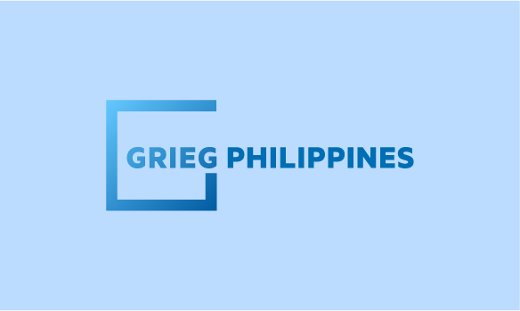 The logo of Grieg Philippines.