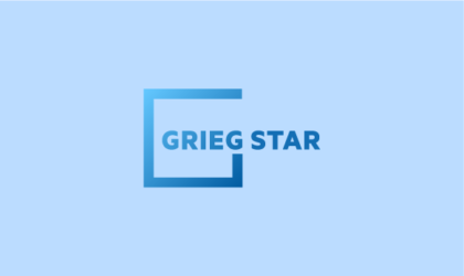 The logo of Grieg Star.