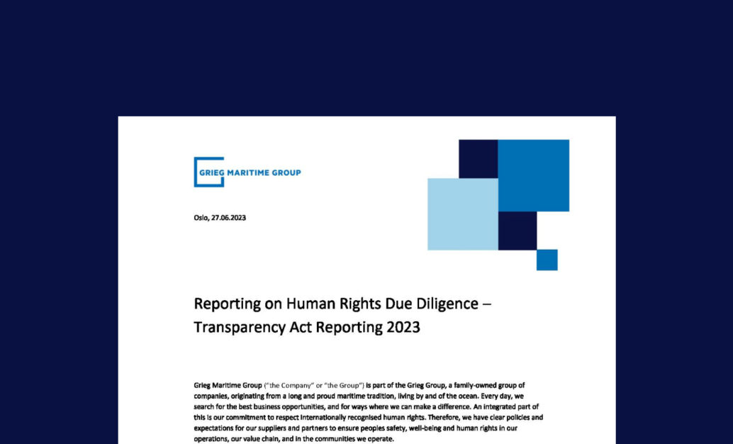 The transparency act report 2023.